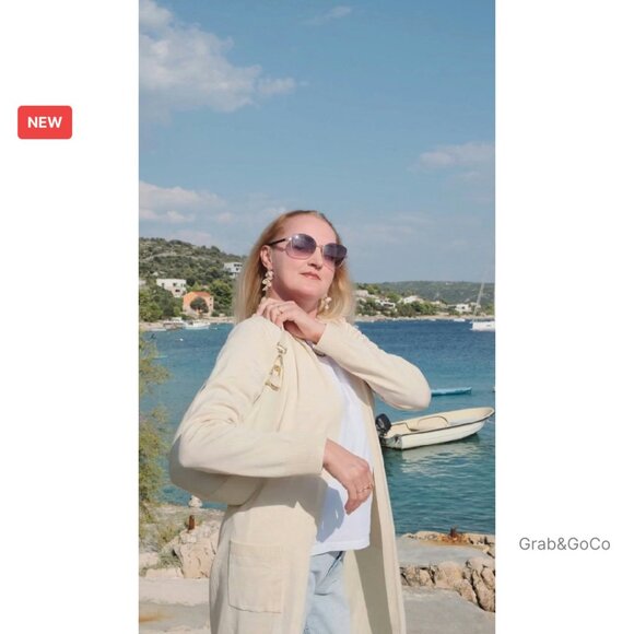 Lightweight Long Cardigan Sweater Open Front Duster Maxi Chic Elegant - Picture 8 of 8